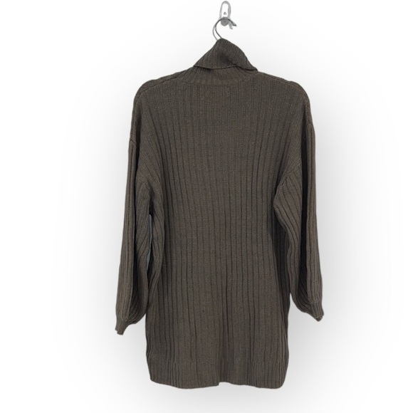 URBAN Outfitters Gray Oversized Jill Turtleneck Sweater Mini Dress Size XS - Picture 8 of 15